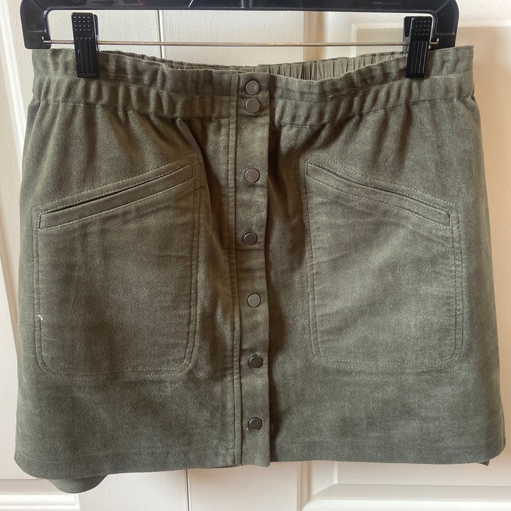 Suede Skirt